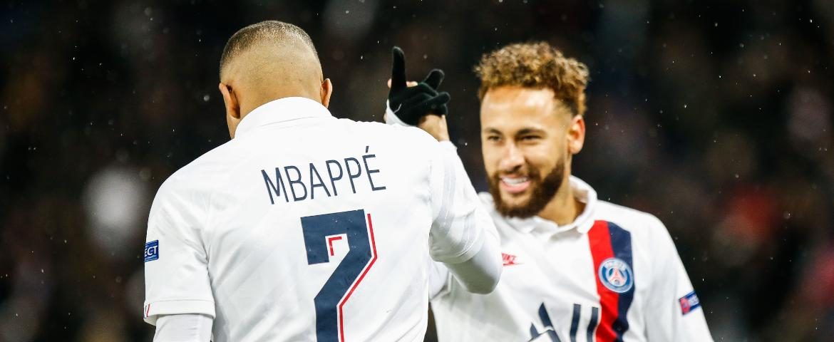 Neymar et Kylian Mbappé