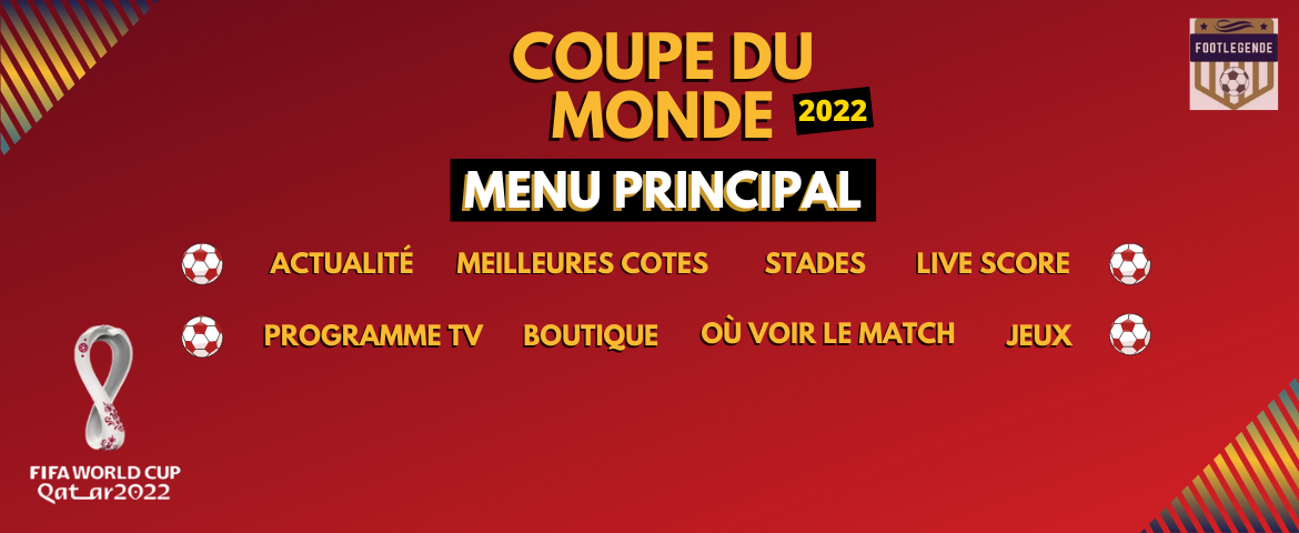 100% COUPE DU MONDE 2022 : Prog.TV, Actu, Live Score, Cotes, Shopping ...